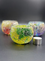 Mosaic Candle Holders - Matildas Crackle