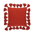 Cowry Tassel Terracotta 50x50cm