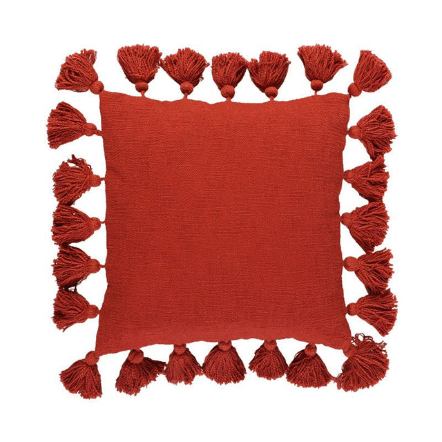 Cowry Tassel Terracotta 50x50cm