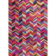 Hide Fushion Rug Chevron Multi
