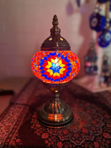 Table Lamps - Multi-Colour Blue Star