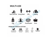Turkish Cotton Towel - Red Sultan Series