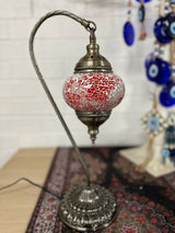 Swan Lamps Mosaics - Pink Pastel Crackle