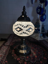 Table Lamps - White Diamond