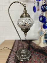 Swan Lamps Mosaics - White Diamond