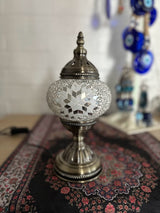 Table Lamps - White Mirror