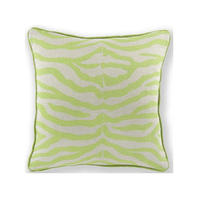 Zebra Cushion Pesto 60x60cm